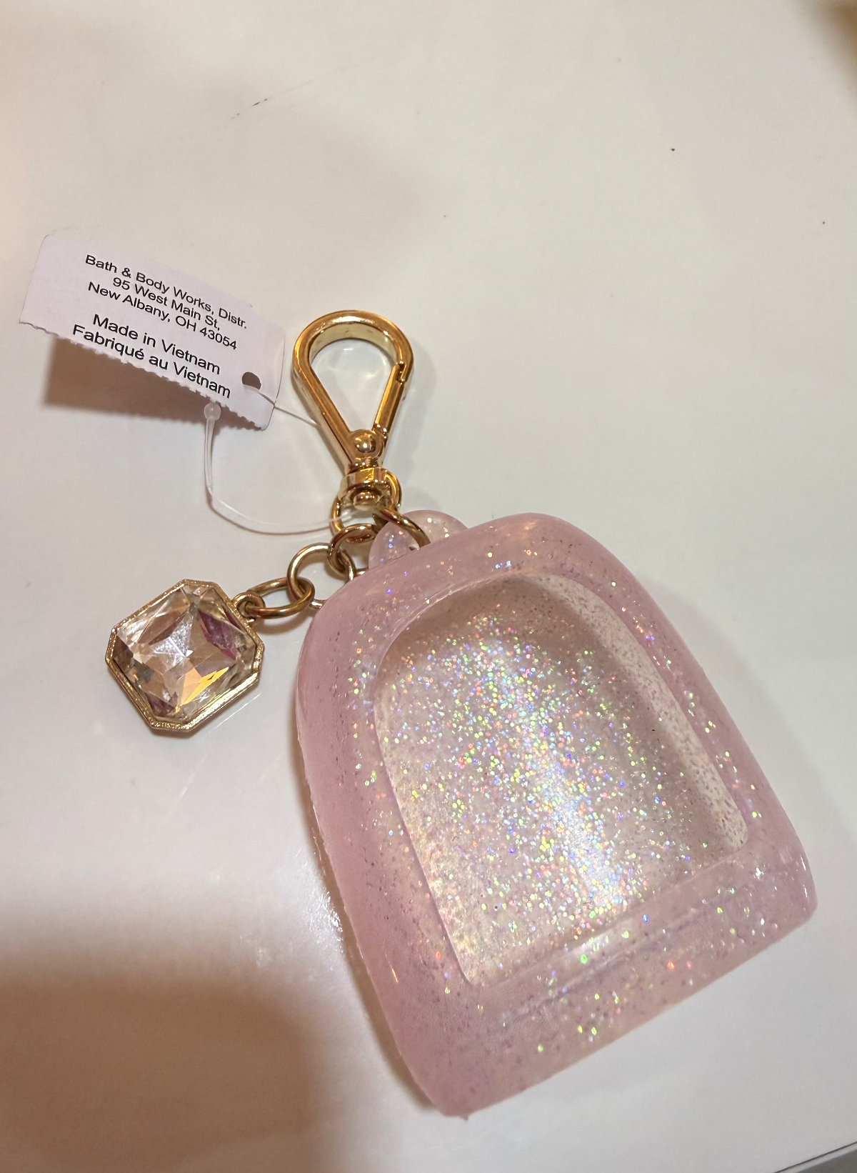 Soporte/llavero holder champagne toast 