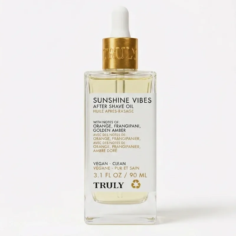 Truly Sunshine vibes after shave oil 