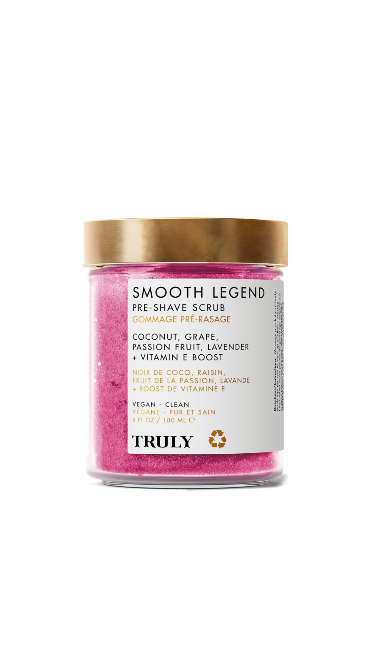 Smooth legend pre-shave scrub 